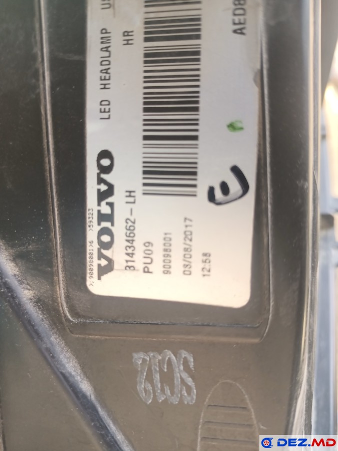 Оптика и освещение, Фара, Volvo V90 (2016-202..)