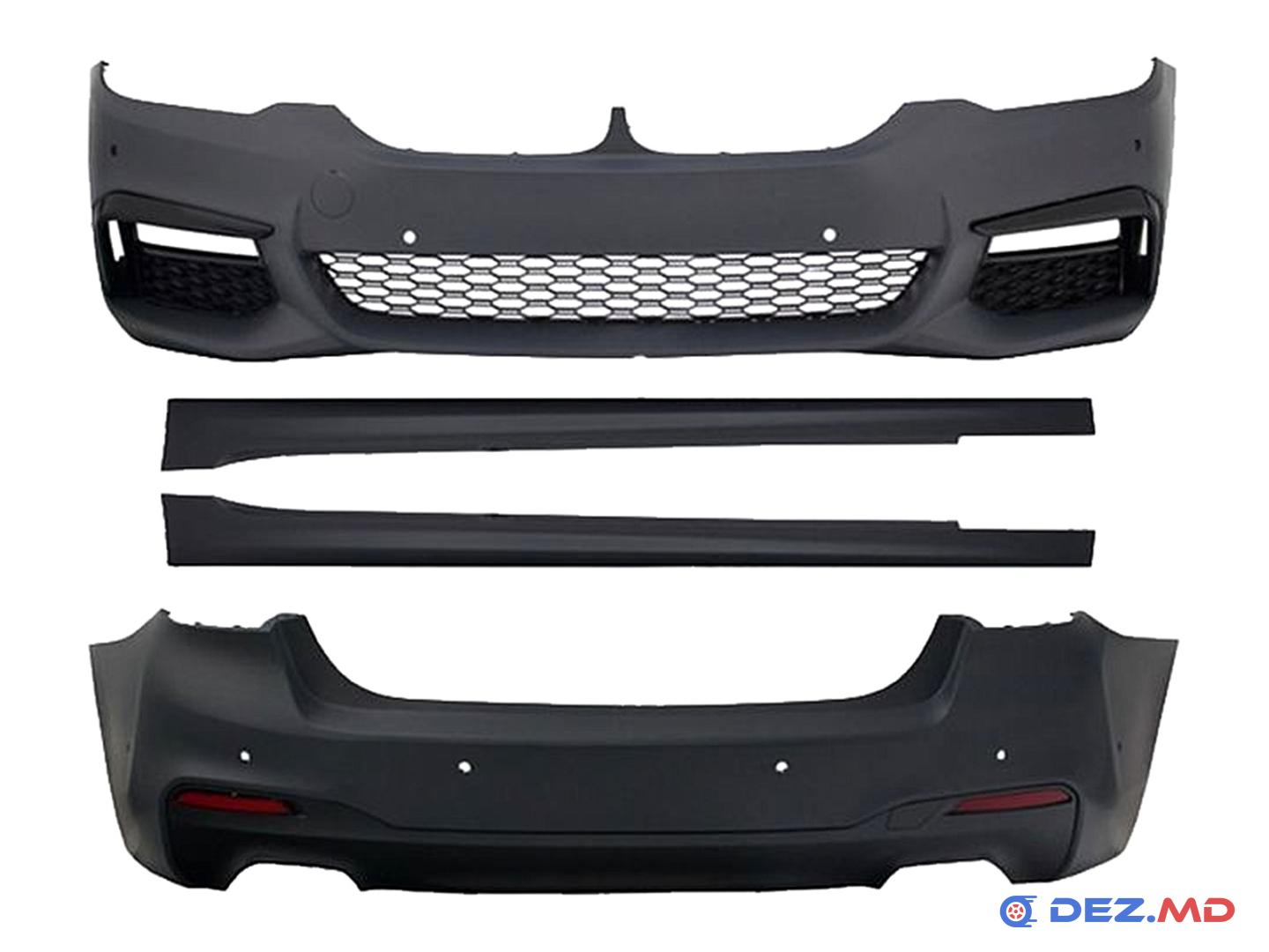 Комплект бамперов (обвес) BMW G30 Fr/Rr:PDC, <O-O> Muffler, Side Skirts -M-Tech- 2017-19 | WENDERPARTS, новый
