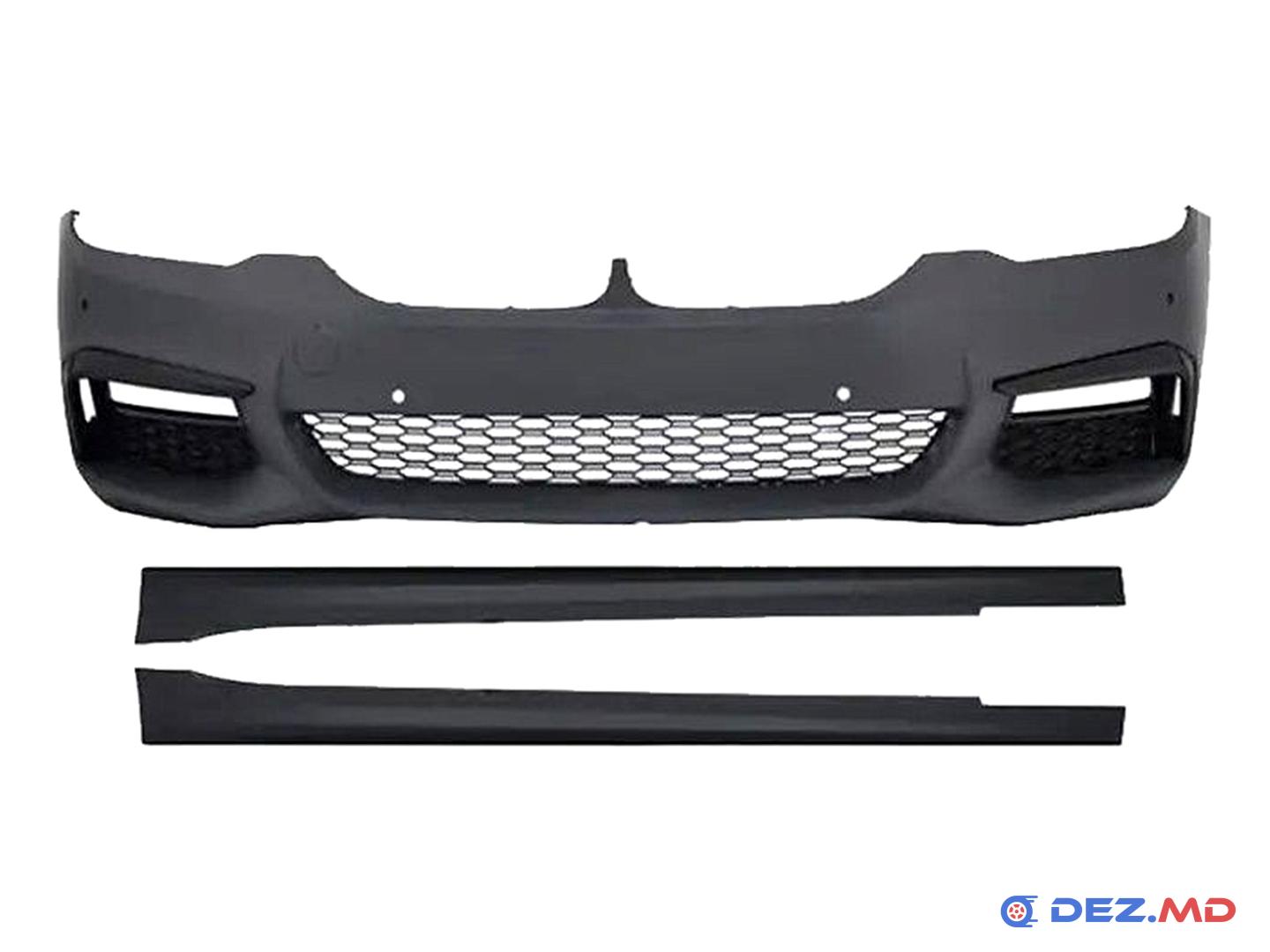 Комплект бамперов (обвес) BMW G30 Fr/Rr:PDC, <O-O> Muffler, Side Skirts -M-Tech- 2017-19 ( Отсутвутет заднии бампер | WENDERPARTS, новый
