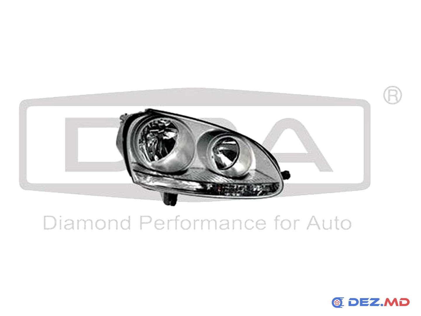 Основная фара правая VW Golf V 03-08 Front Right [white frame+with motor+with bulb] | DPA, новая