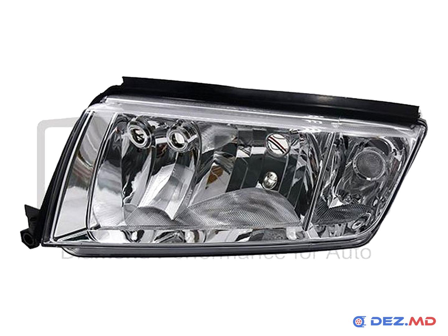 Основная фара левая Skoda Fabia I 99-07 Front Left [silver frame] | DPA, новая