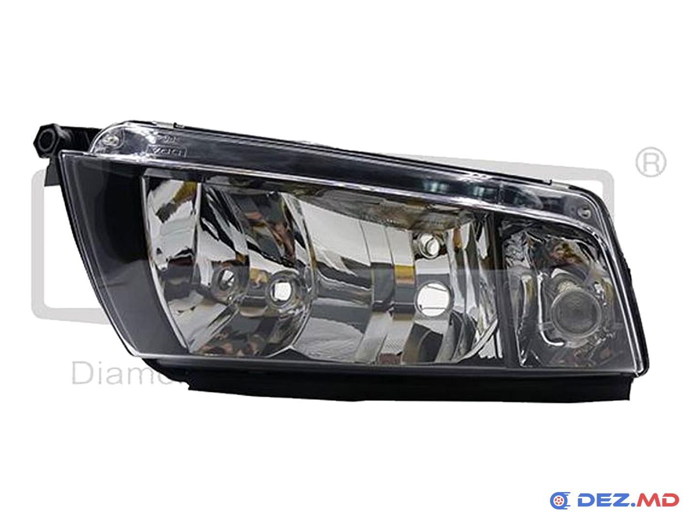 Основная фара правая Skoda Fabia I/II 99-10 Front Right [black frame] | DPA, новая