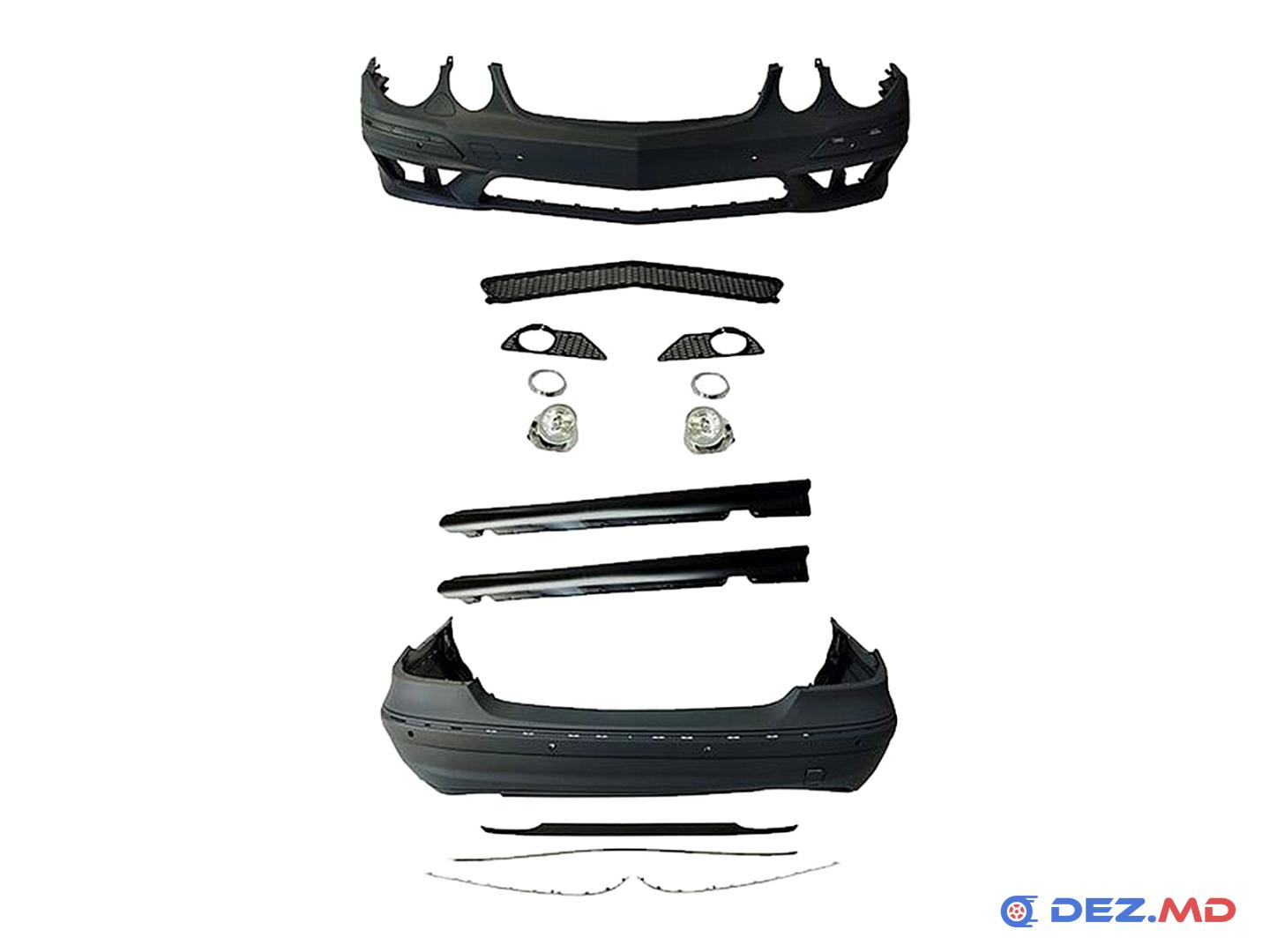 Комплект бамперов (обвес) Mercedes W211 -AMG E63- 2003-09 | WENDERPARTS, новый