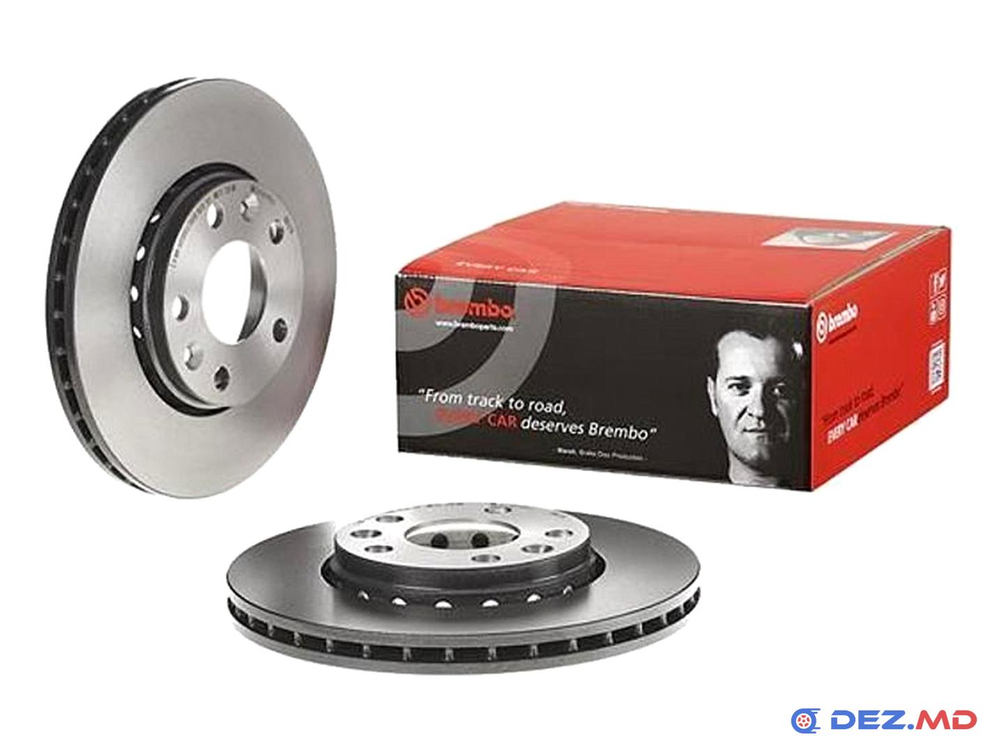 Тормозной диск передний Renault Megane III 08- 280x24 | BREMBO, новый