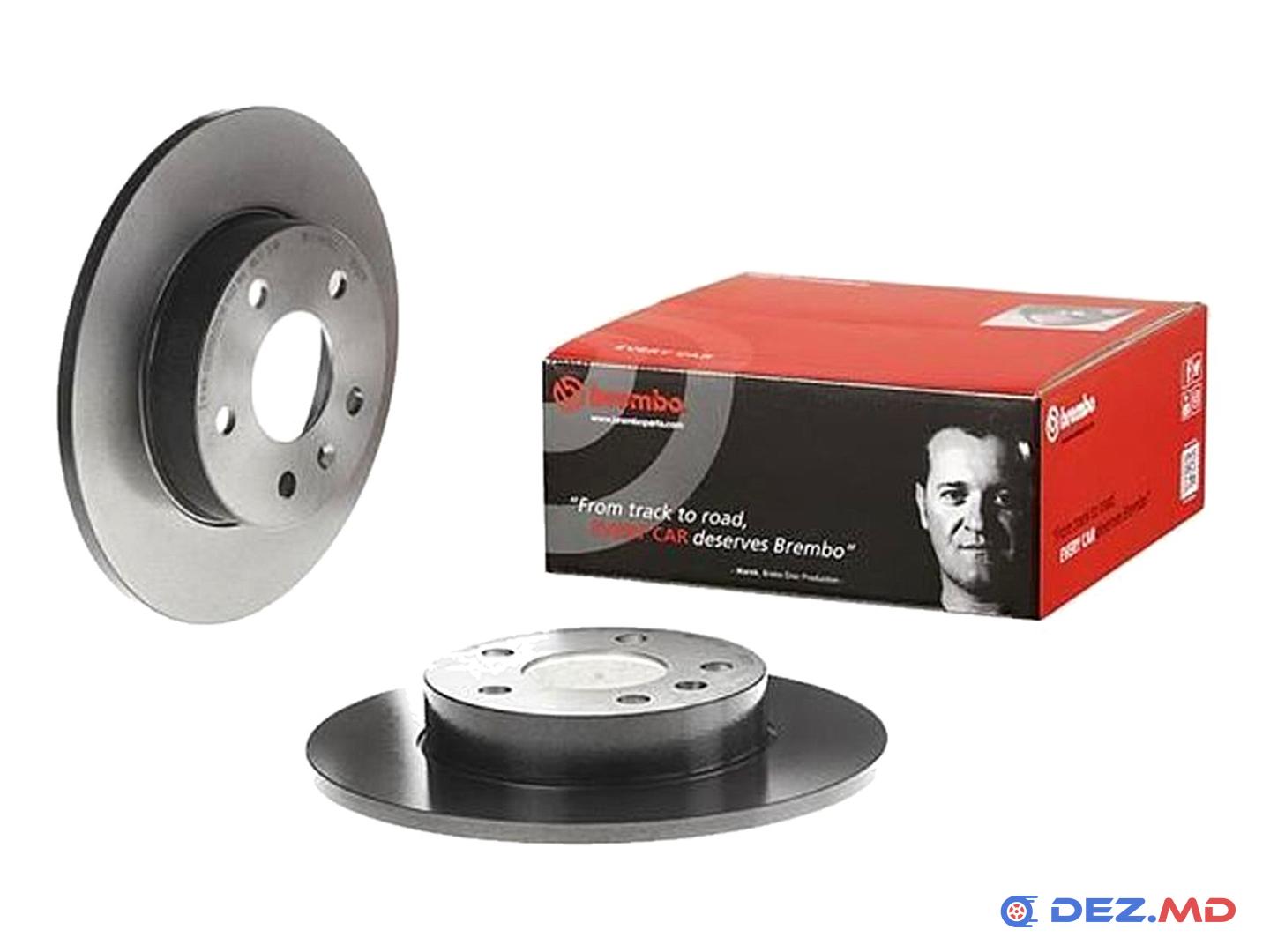 Тормозной диск задний Opel Astra G 1.8-2.2 264x10 (5 болтов) | BREMBO, новый
