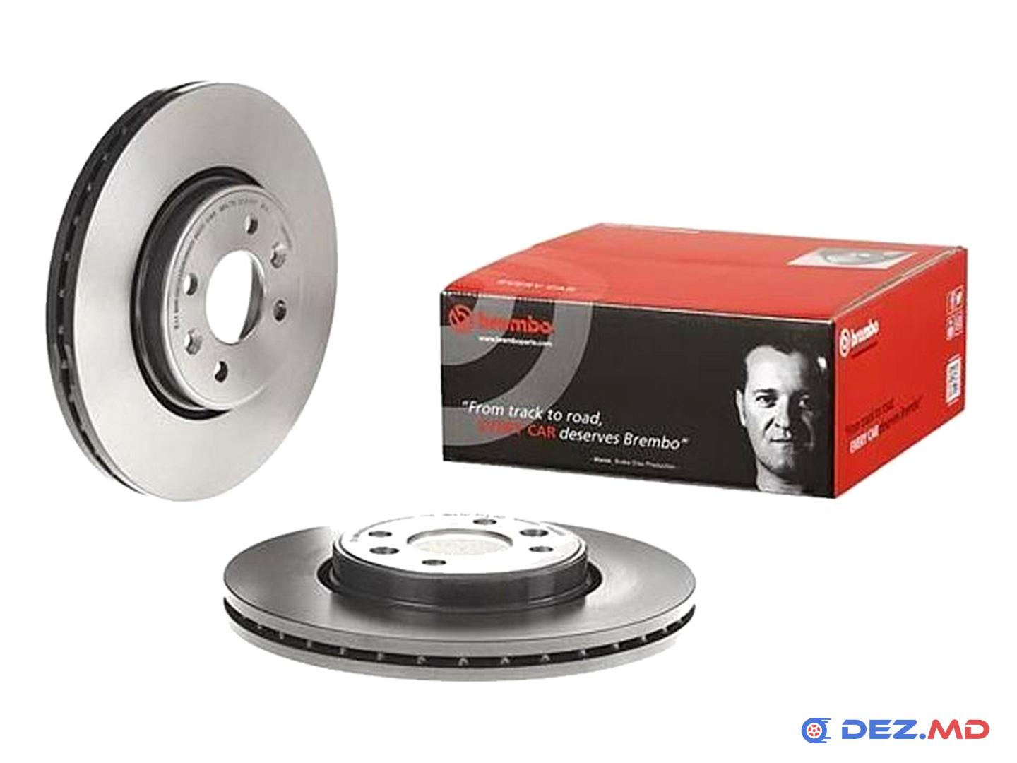 Тормозной диск передний Renault Megane 01-09 280x24 | BREMBO, новый