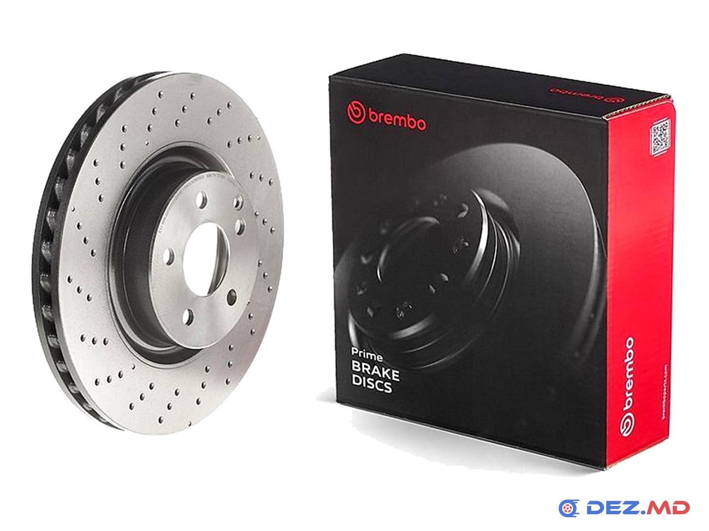 Тормозной диск передний Mercedes W221 05- 335x32 | BREMBO, новый