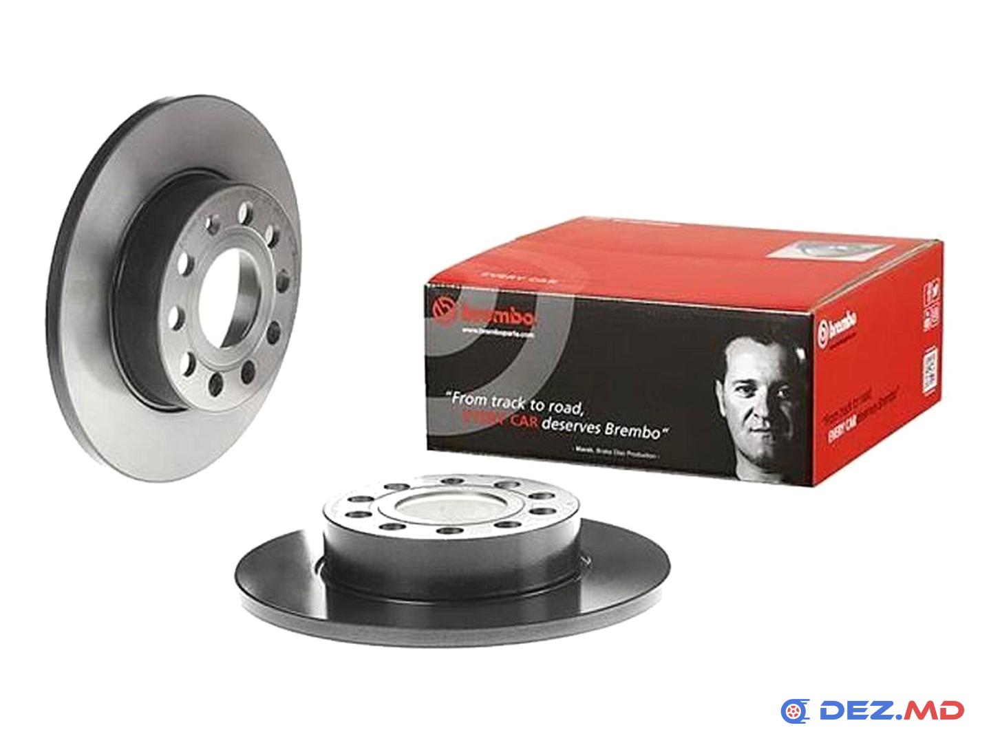 Тормозной диск задний VW Golf V 03- 256x12 | BREMBO, новый