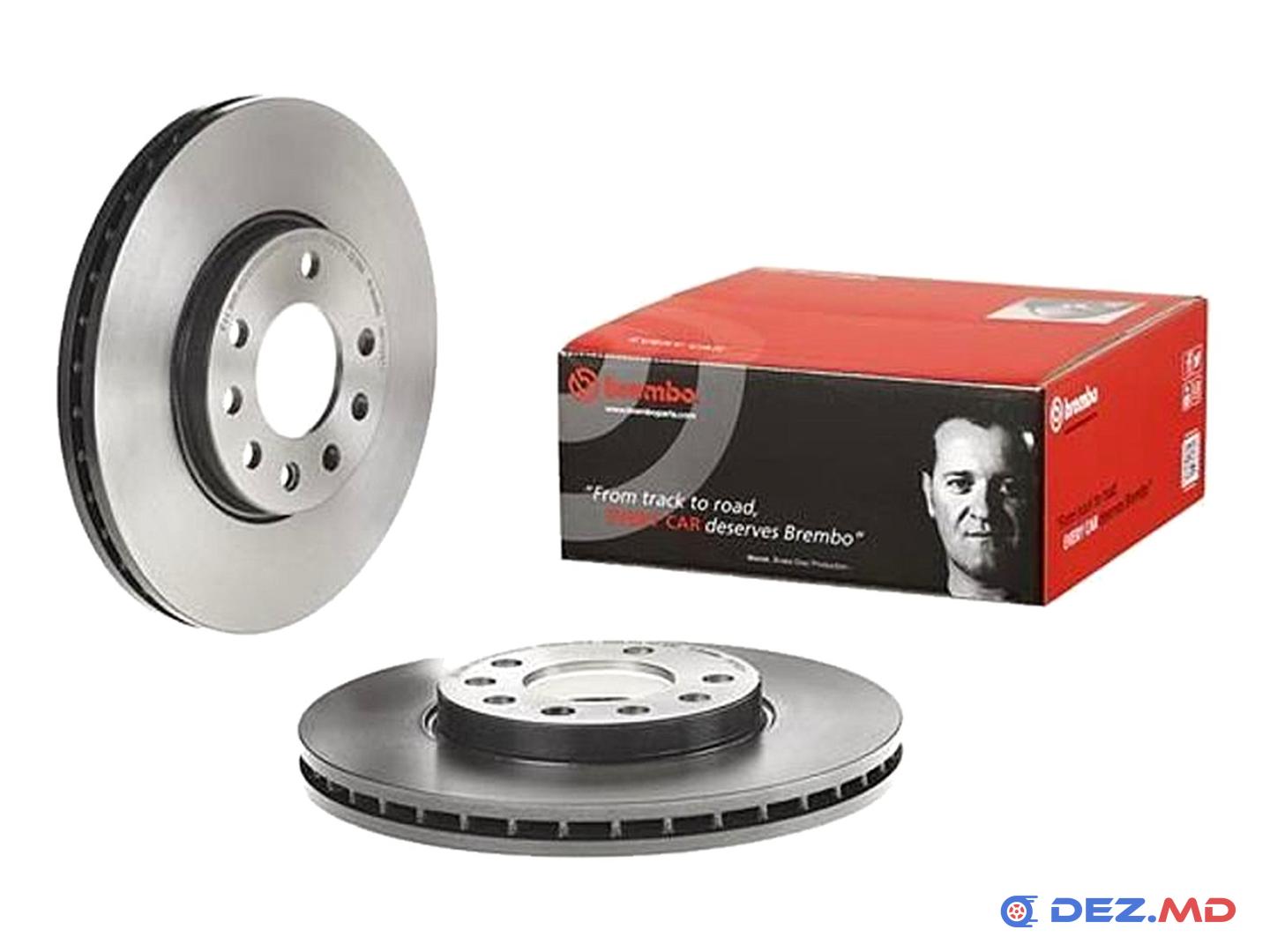 Тормозной диск передний Opel Astra G 1.8-2.2 00- ABS 280x25 | BREMBO, новый