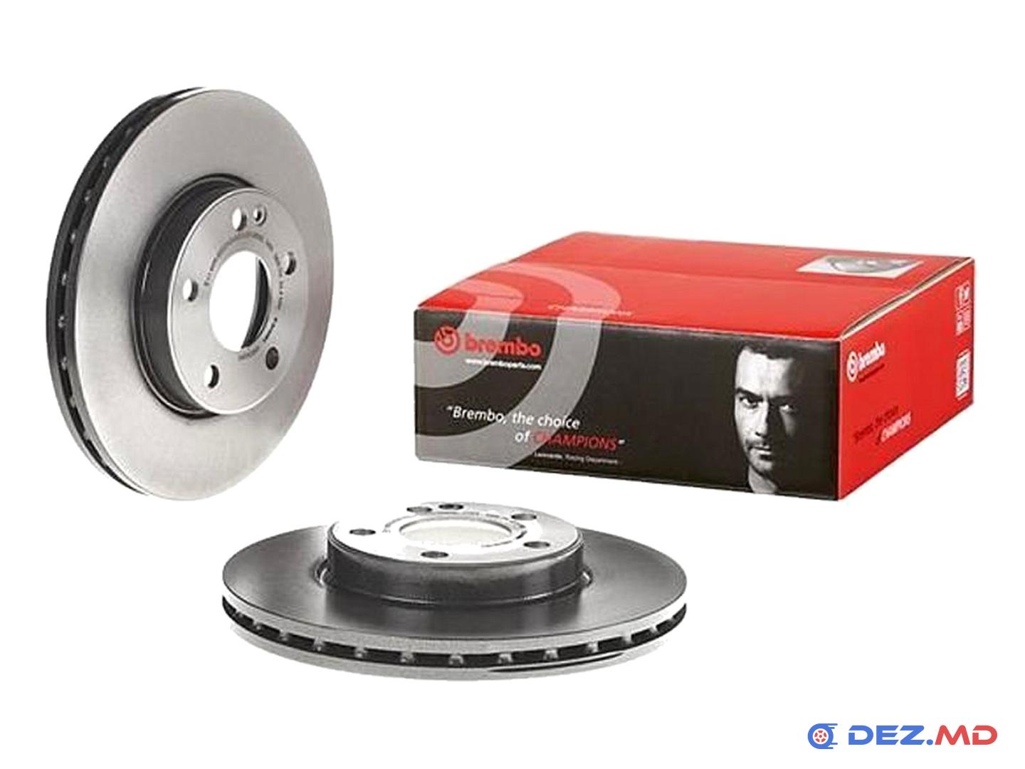 Тормозной диск передний Mercedes W176 12- 280x25 | BREMBO, новый