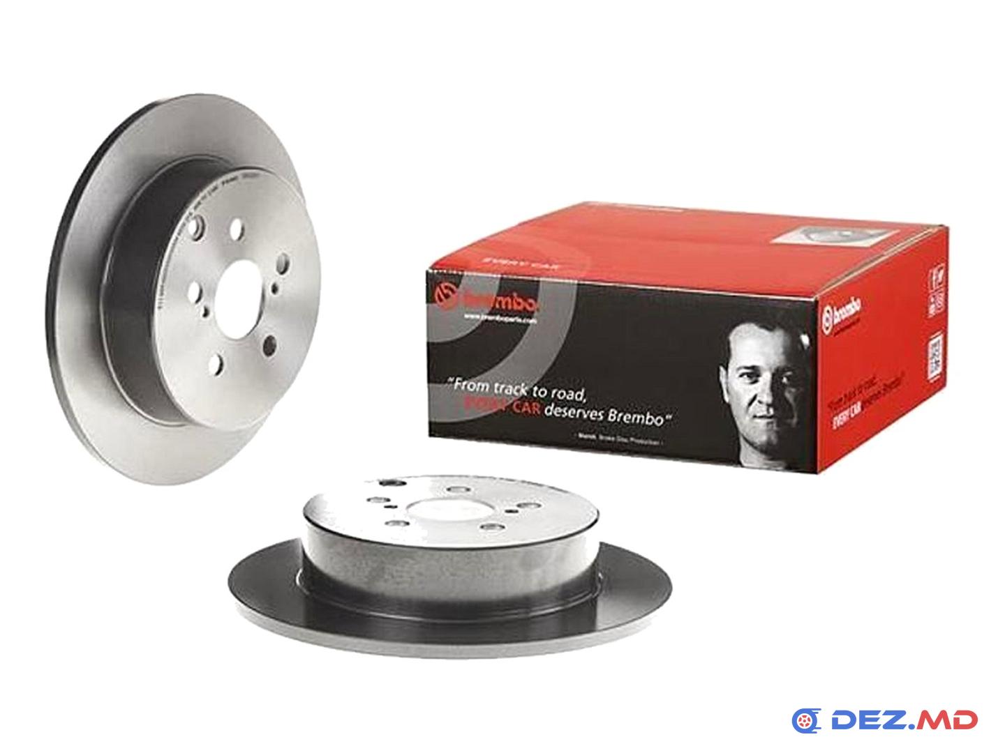 Тормозной диск задний Toyota Avensis 03- 280x10 | BREMBO, новый