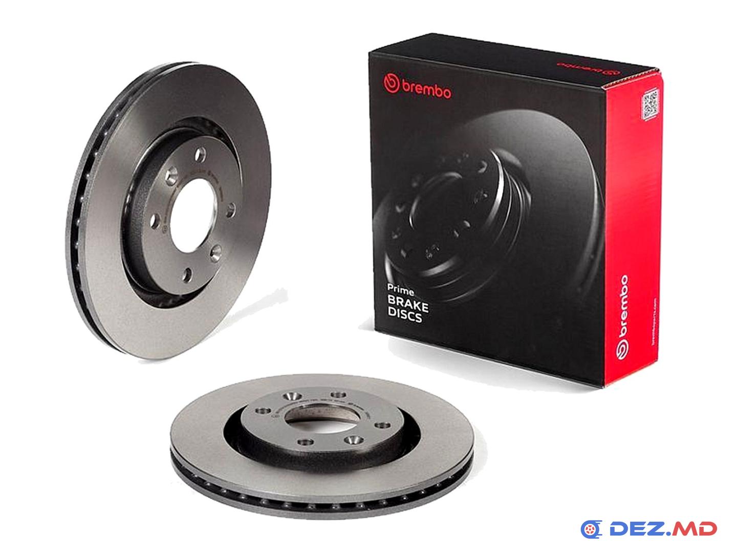 Тормозной диск передний Peugeot Partner 97-15 Citroen Berlingo 1.4-2.0 97-11 266x22 | BREMBO, новый