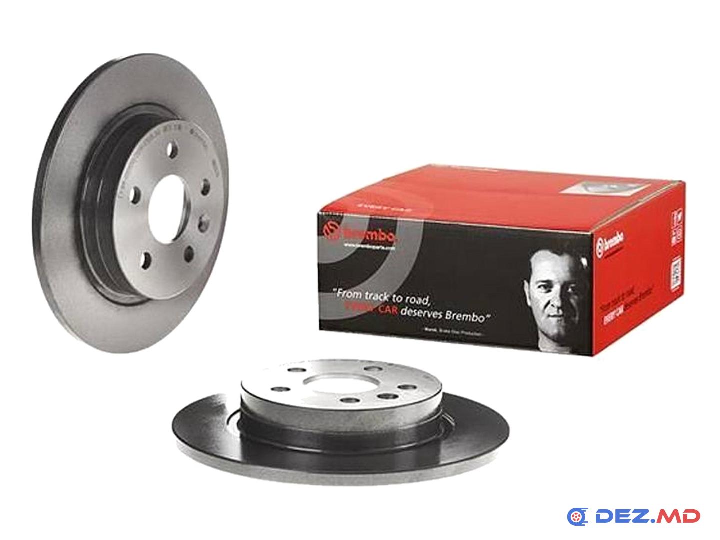Тормозной диск задний Opel Astra J 09- 268x12 | BREMBO, новый