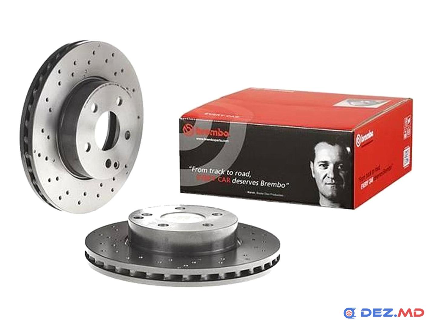 Тормозной диск передний Mercedes W204 07- 295x28 | BREMBO, новый