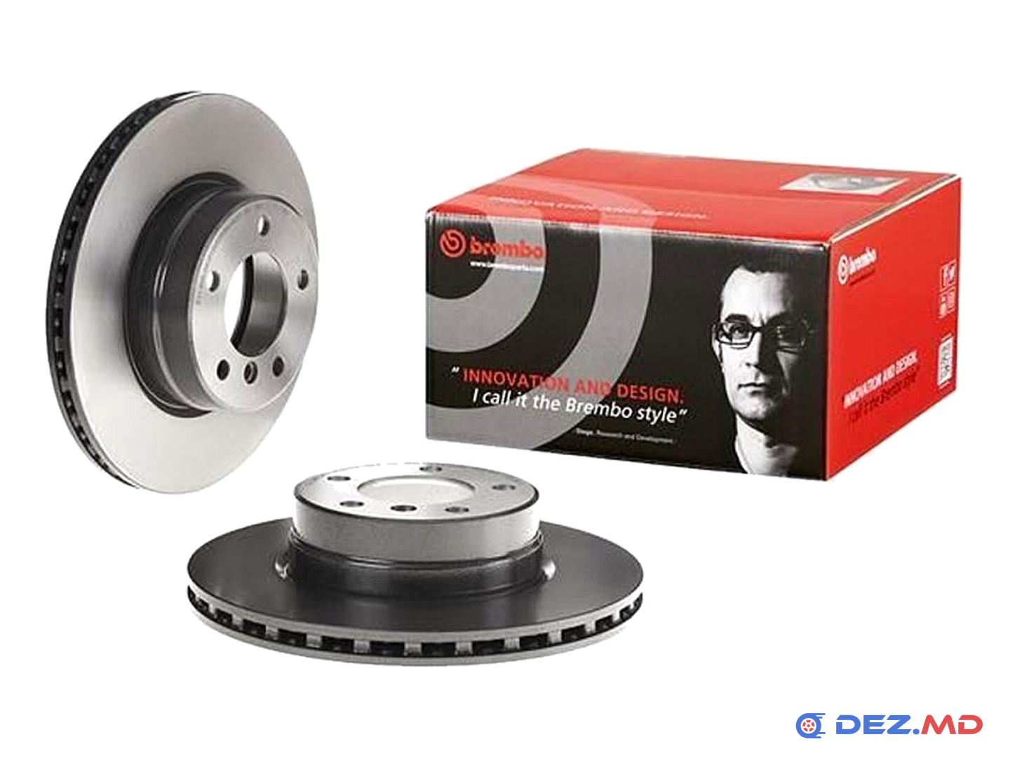Тормозной диск передний BMW E60 03- 24x310 | BREMBO, новый