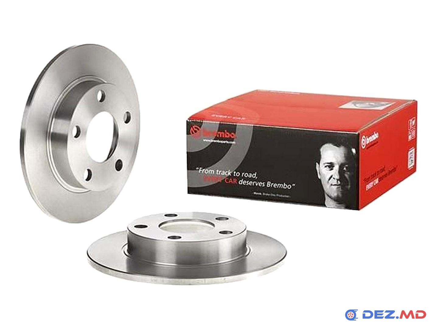 Тормозной диск задний Audi A4 00- 245x10 | BREMBO, новый