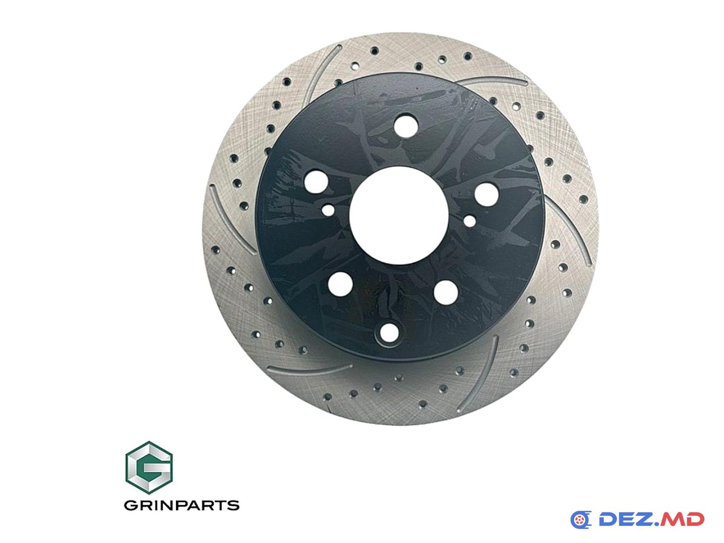 Тормозной диск задний Toyota Rav4 III 2.0/2.2 08- Left 281x12 +30% BRAKES PERFORMANCE | GRINPARTS, новый
