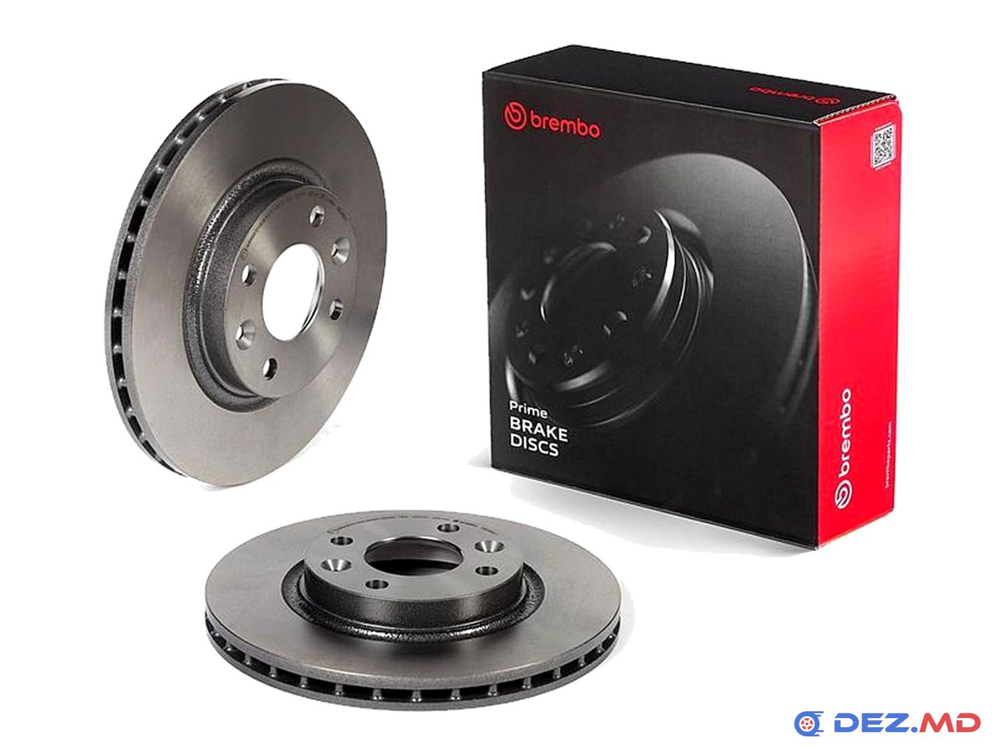 Тормозной диск передний Dacia Sandero II 12- 258x22 Ventil | BREMBO, новый