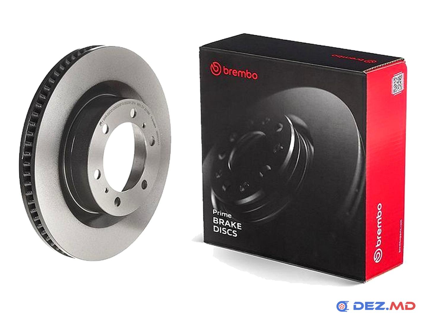 Тормозной диск передний Toyota Land Cruiser Prado 10- 338x32 | BREMBO, новый