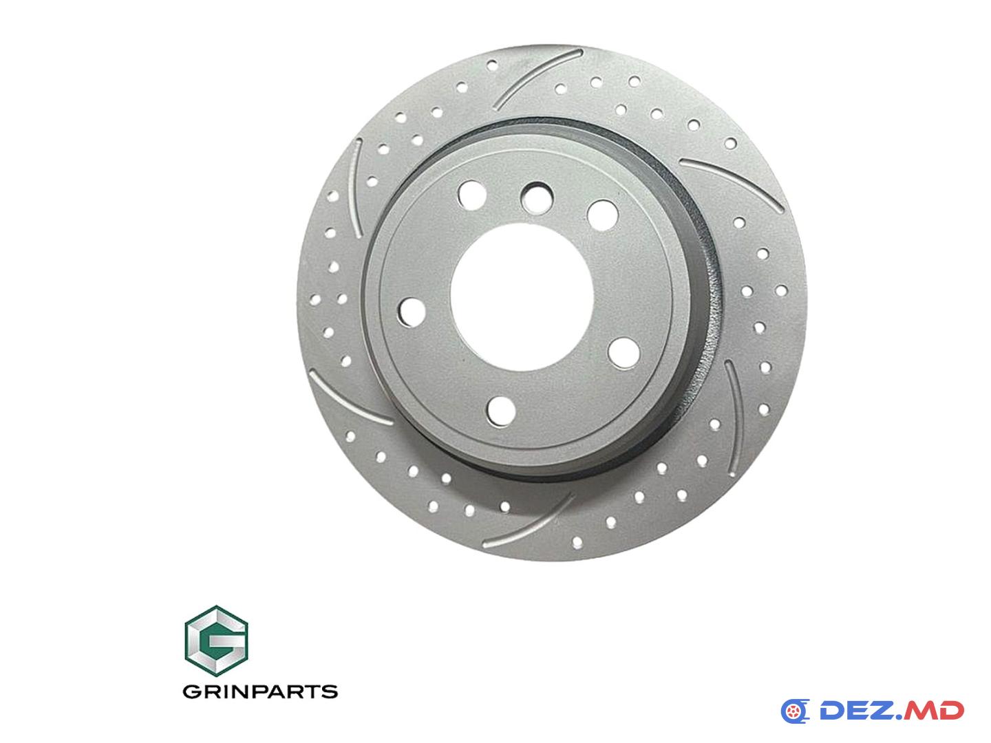 Тормозной диск задний BMW E39 535i- ; M5 95- Ventil Left 298x20 +30% BRAKES PERFORMANCE | GRINPARTS, новый