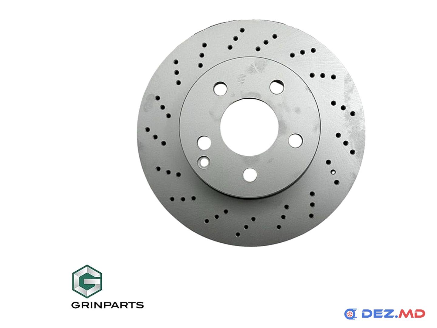 Тормозной диск передний Mercedes W204 07- Left 295x28 +30% BRAKES PERFORMANCE | GRINPARTS, новый