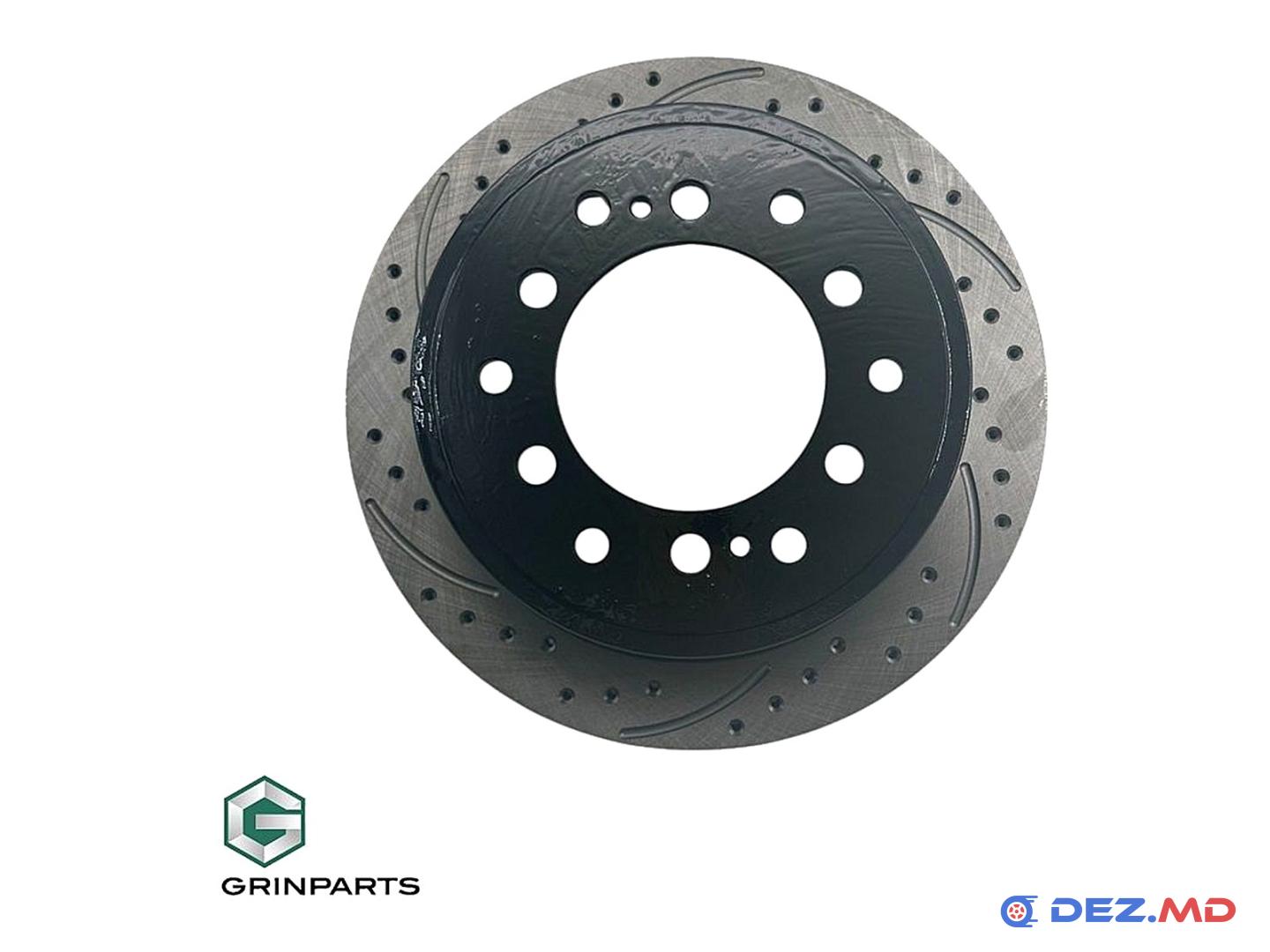 Тормозной диск задний Toyota Land Cruiser 90/120/150 95- Left 312x18 +30% BRAKES PERFORMANCE | GRINPARTS, новый