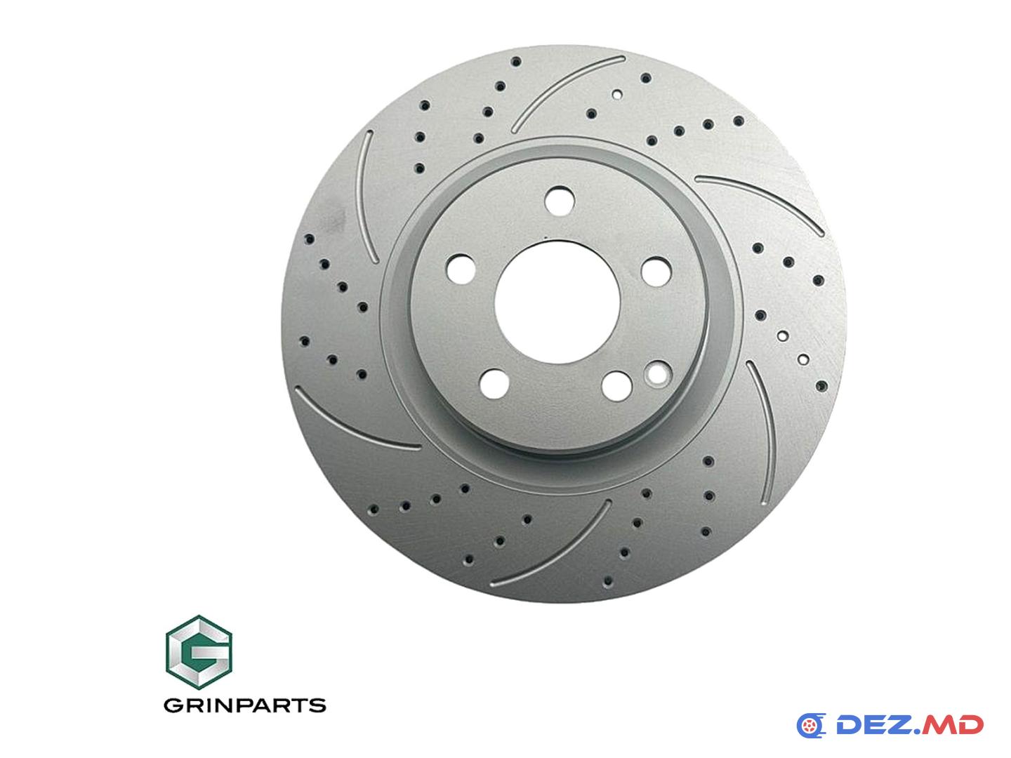 Тормозной диск передний Mercedes W211 02- Left 330x32 +30% BRAKES PERFORMANCE | GRINPARTS, новый