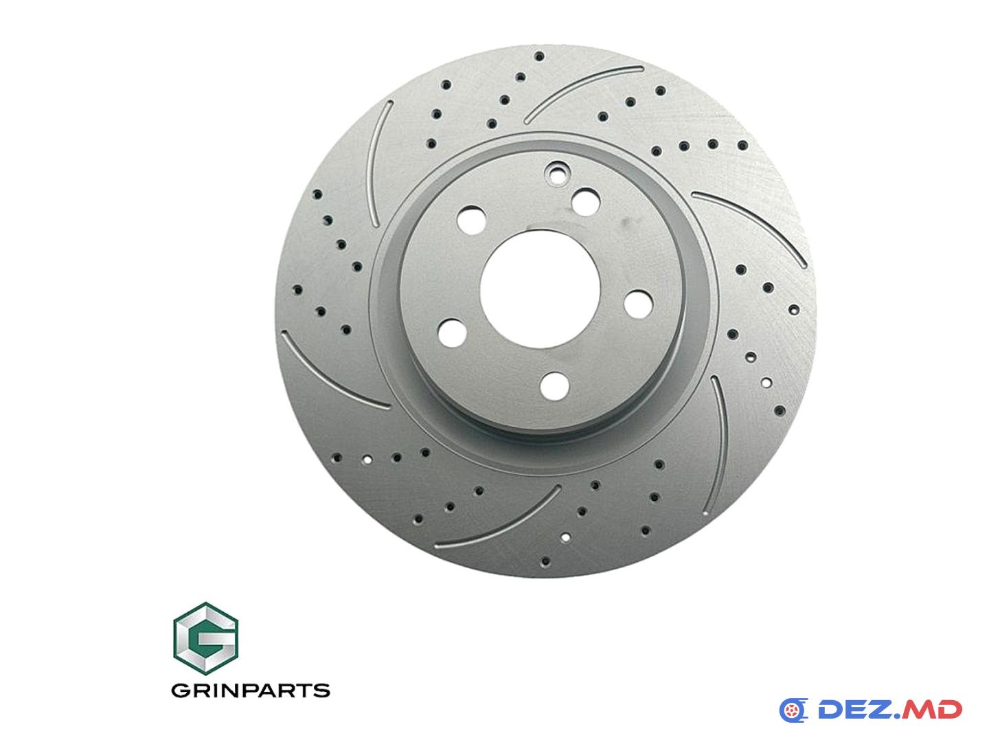 Тормозной диск передний Mercedes W211 02- Right 330x32 +30% BRAKES PERFORMANCE | GRINPARTS, новый