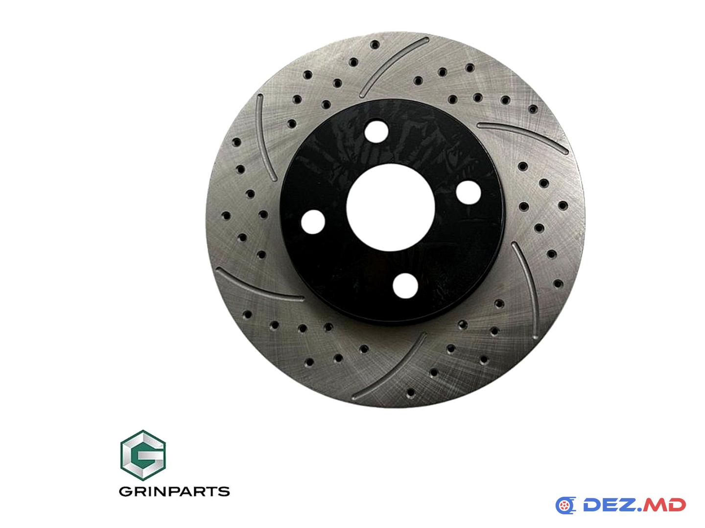 Тормозной диск передний Toyota Corolla 02- Left 255x25 +30% BRAKES PERFORMANCE | GRINPARTS, новый