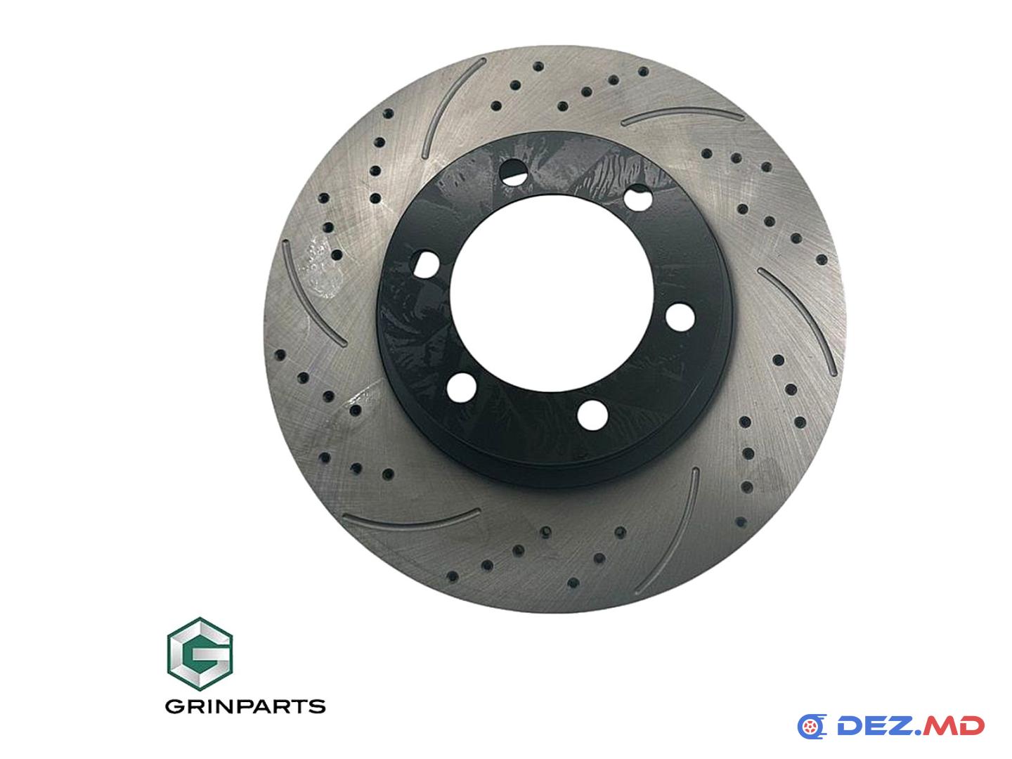 Тормозной диск передний Toyota Land Cruiser 02-13 Left 338x28 +30% BRAKES PERFORMANCE | GRINPARTS, новый