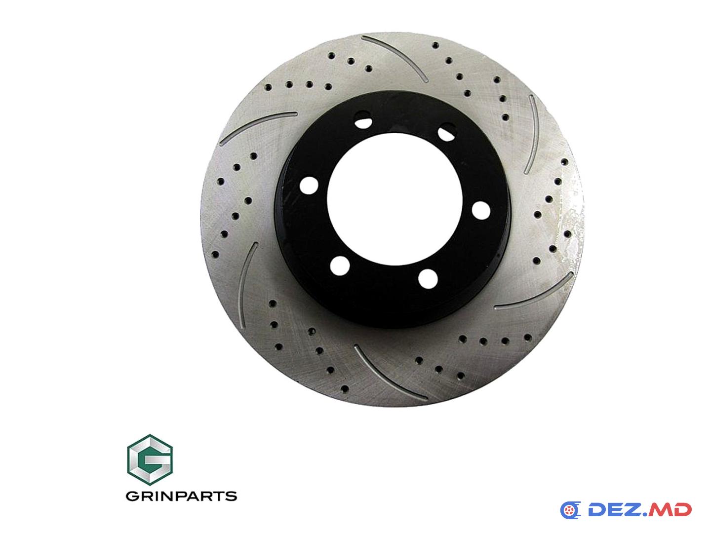Тормозной диск передний Toyota Land Cruiser 02-13 Right 338x28 +30% BRAKES PERFORMANCE | GRINPARTS, новый