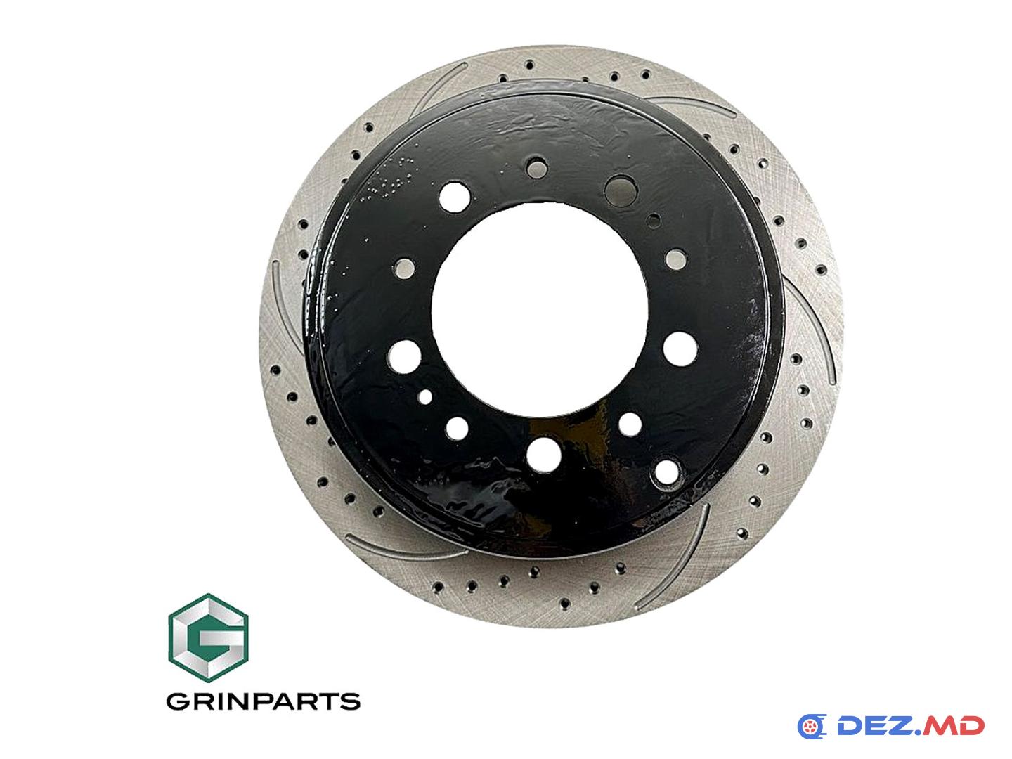 Тормозной диск задний Toyota Land Cruiser 08- Left 345x18 +30% BRAKES PERFORMANCE | GRINPARTS, новый