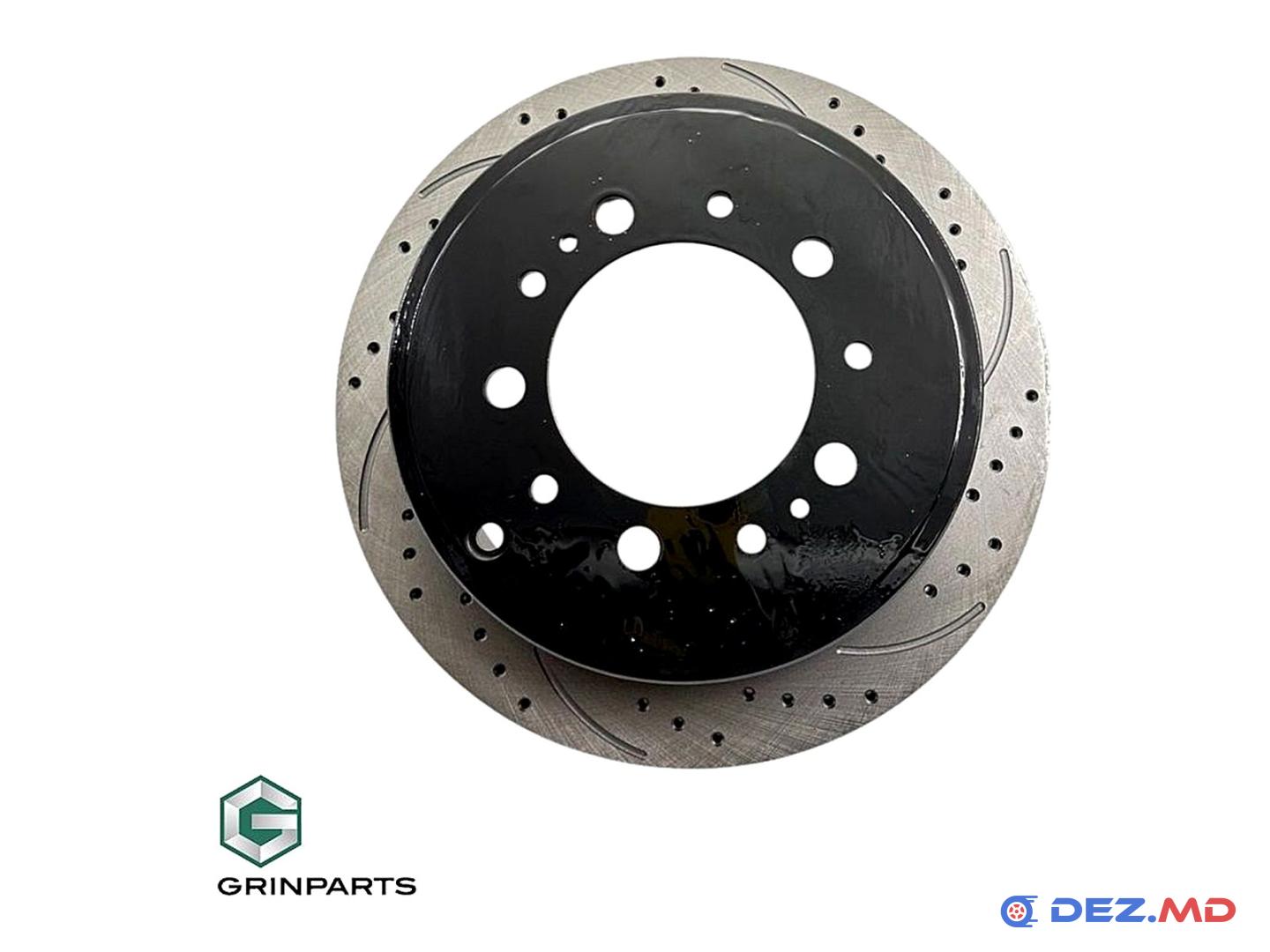 Тормозной диск задний Toyota Land Cruiser 08- Right 345x18 +30% BRAKES PERFORMANCE | GRINPARTS, новый