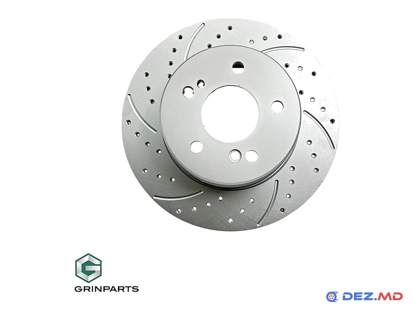 Тормозной диск задний Mercedes W210 E250-420 96-02 Left 290x10 +30% BRAKES PERFORMANCE | GRINPARTS, новый