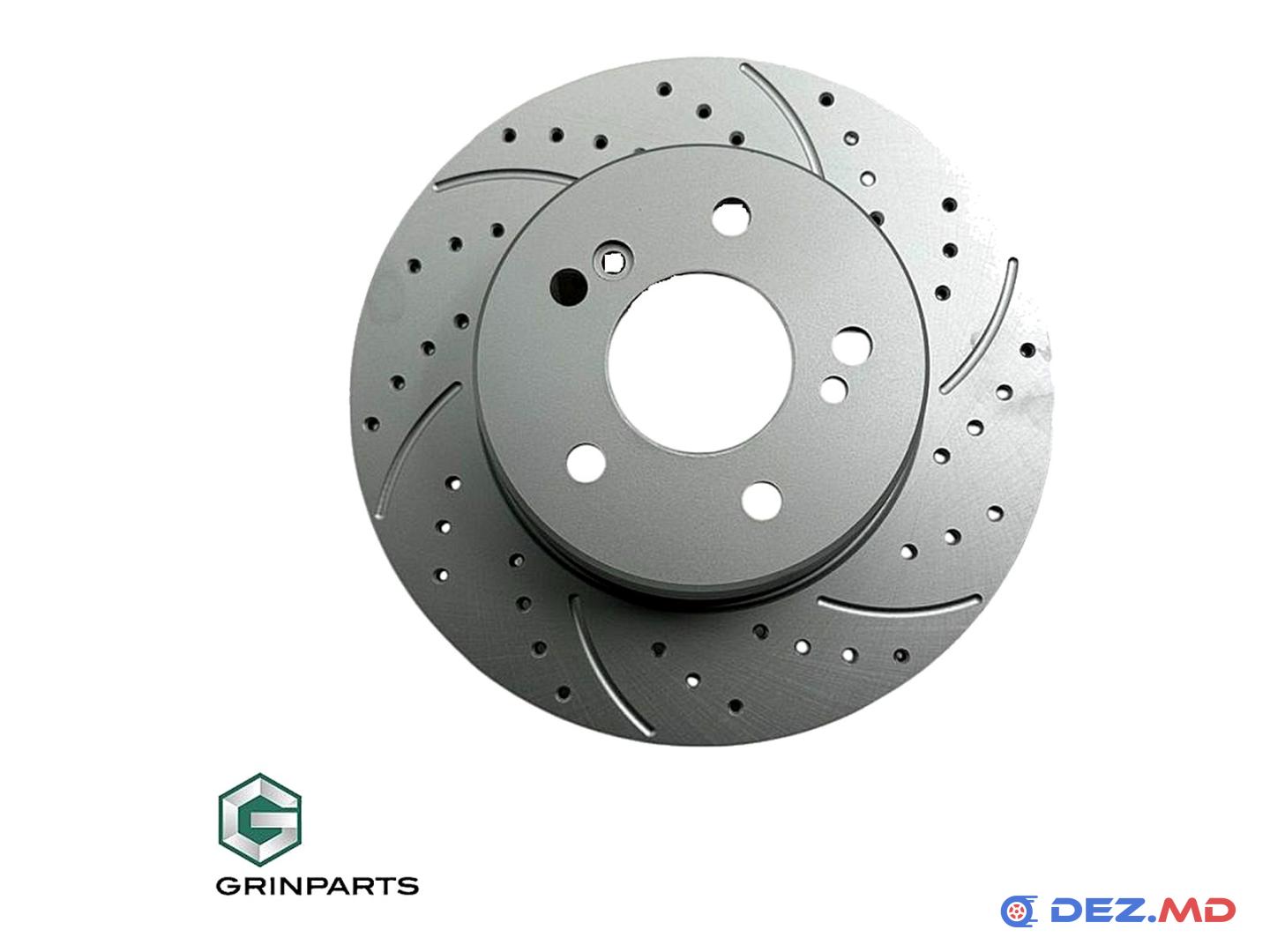 Тормозной диск задний Mercedes W210 E250-420 96-02 Right 290x10 +30% BRAKES PERFORMANCE | GRINPARTS, новый
