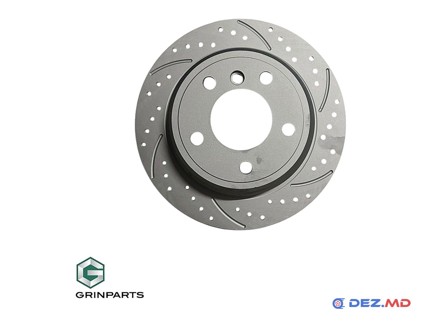 Тормозной диск задний BMW E39 520i-523i 95- Right 298x10 +30% BRAKES PERFORMANCE | GRINPARTS, новый