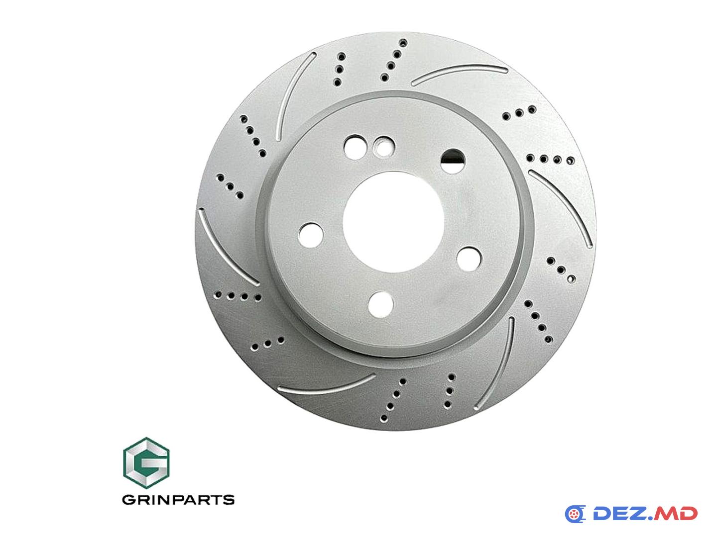Тормозной диск задний Mercedes W211 E220-500 02- Left 300x22 +30% BRAKES PERFORMANCE | GRINPARTS, новый