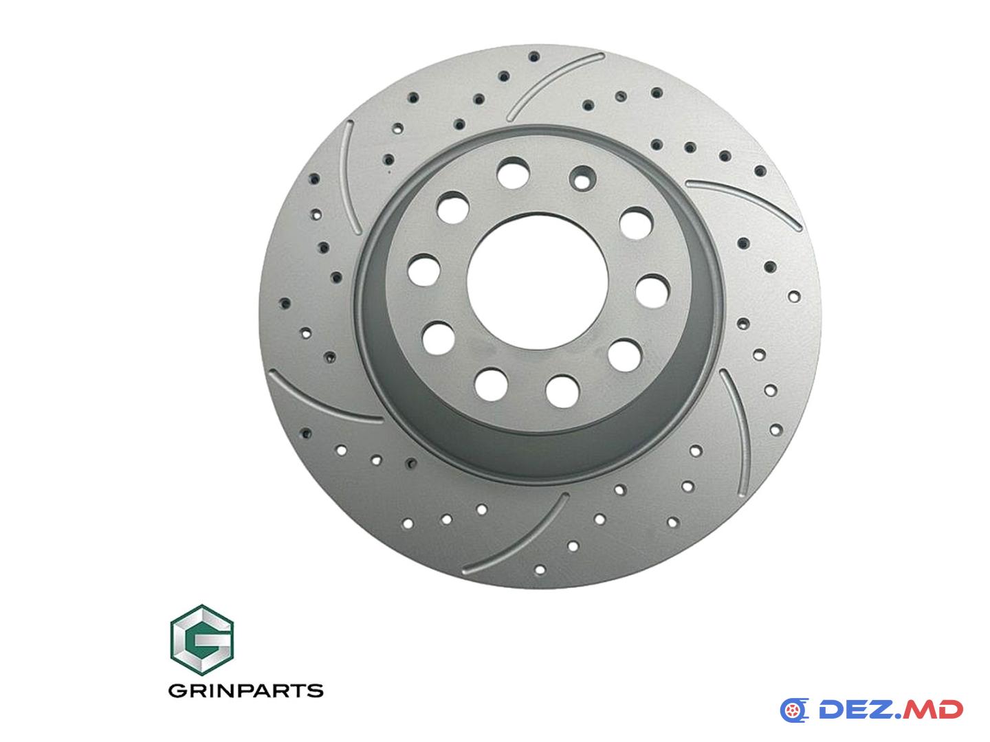Тормозной диск задний Audi A6 04- Left 302x12 +30% BRAKES PERFORMANCE | GRINPARTS, новый