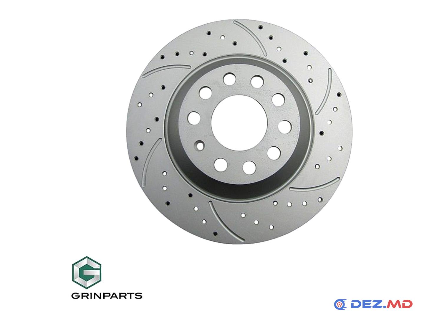 Тормозной диск задний Audi A6 04- Right 302x12 +30% BRAKES PERFORMANCE | GRINPARTS, новый