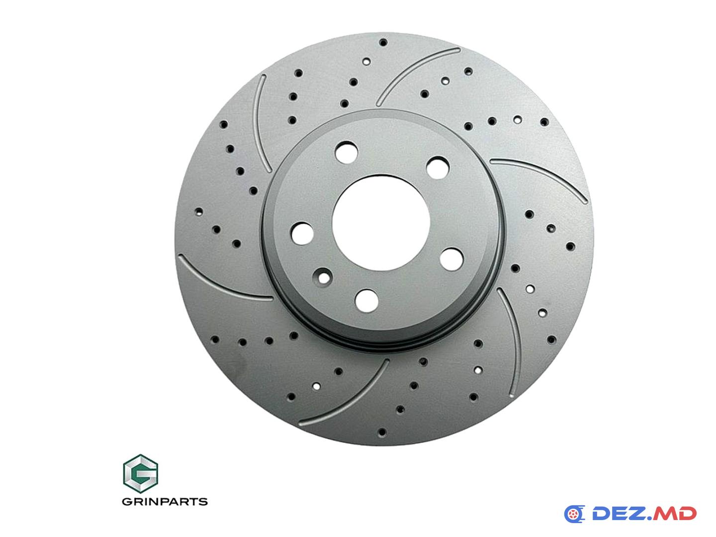 Тормозной диск передний Audi A4/A5 07- Left 314x25 +30% BRAKES PERFORMANCE | GRINPARTS, новый