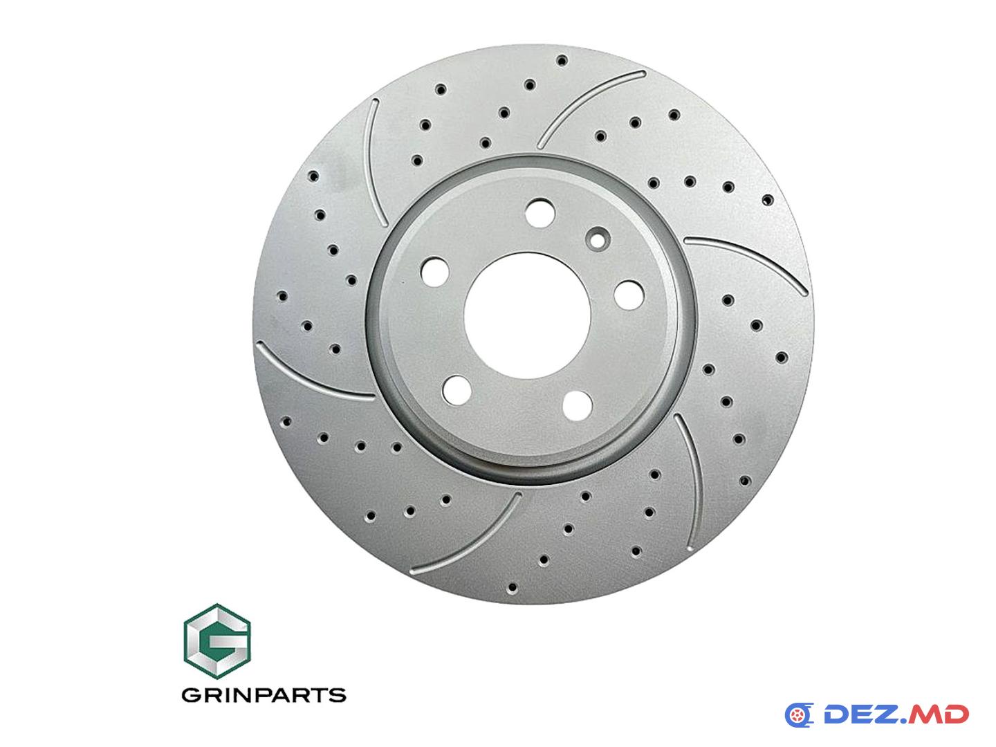 Тормозной диск передний Audi A4-A7 07- Left 320x28 Ventilated +30% BRAKES PERFORMANCE | GRINPARTS, новый