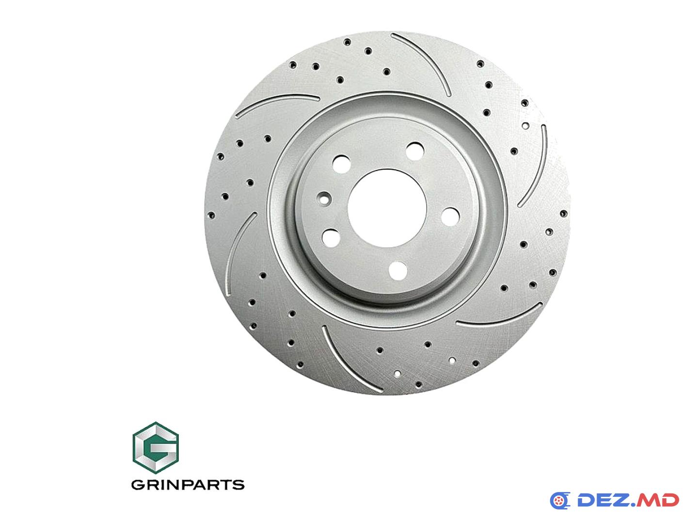 Тормозной диск задний Audi A4-A8 1.8TFSI-3.0TDI 08- Right 330x22 +30% BRAKES PERFORMANCE | GRINPARTS, новый
