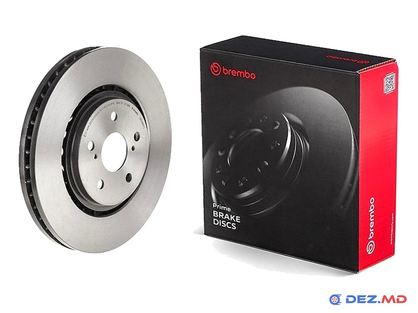 Тормозной диск передний Lexus RX 15-17 Toyota Rav 4 18- 328x34 | BREMBO, новый