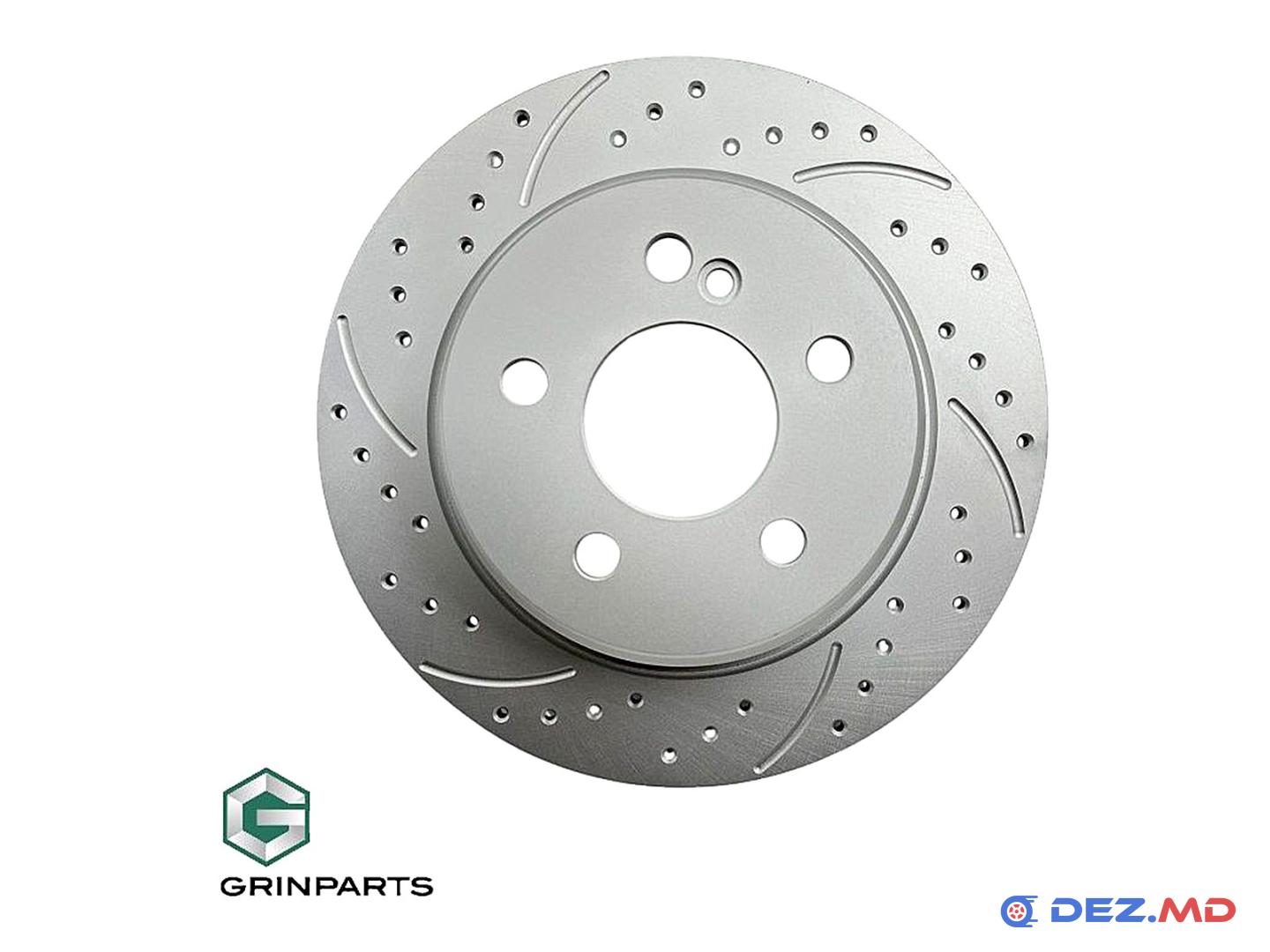 Тормозной диск задний Mercedes W211 02- Left 300x10 +30% BRAKES PERFORMANCE | GRINPARTS, новый