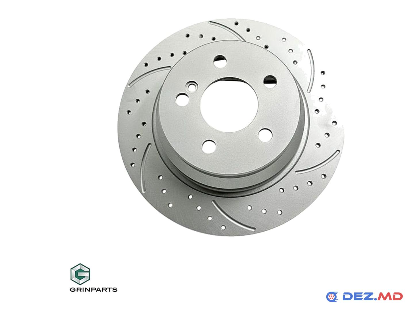 Тормозной диск задний Mercedes W211 02- Right 300x10 +30% BRAKES PERFORMANCE | GRINPARTS, новый
