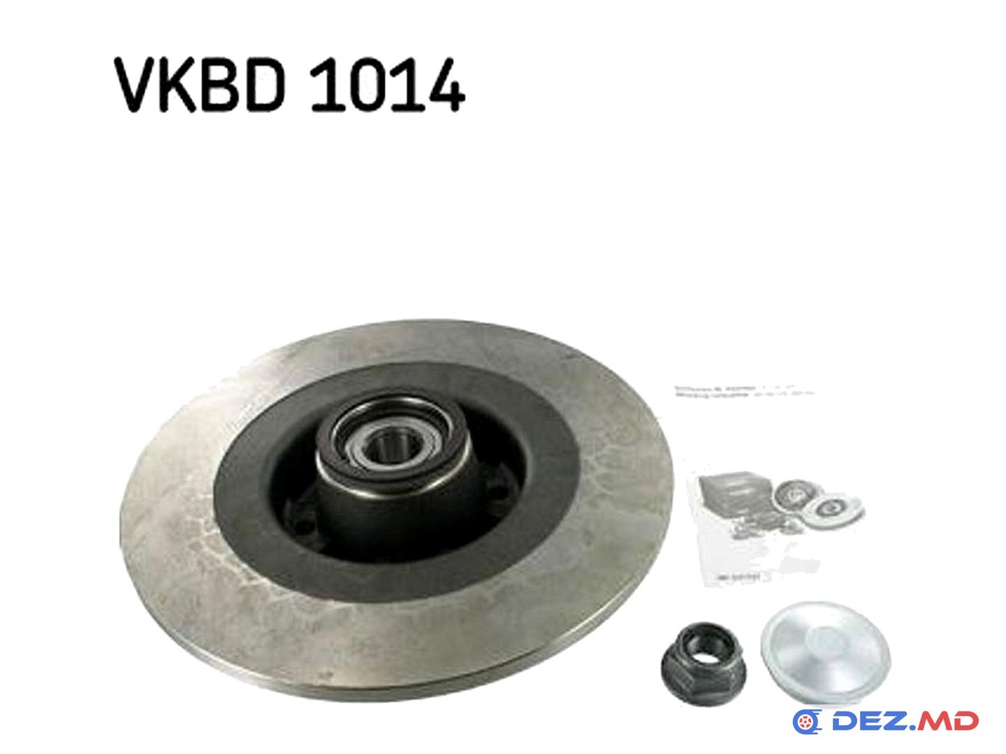 Тормозной диск задний Renault Megane 15- 260x8 +ABS | SKF, новый