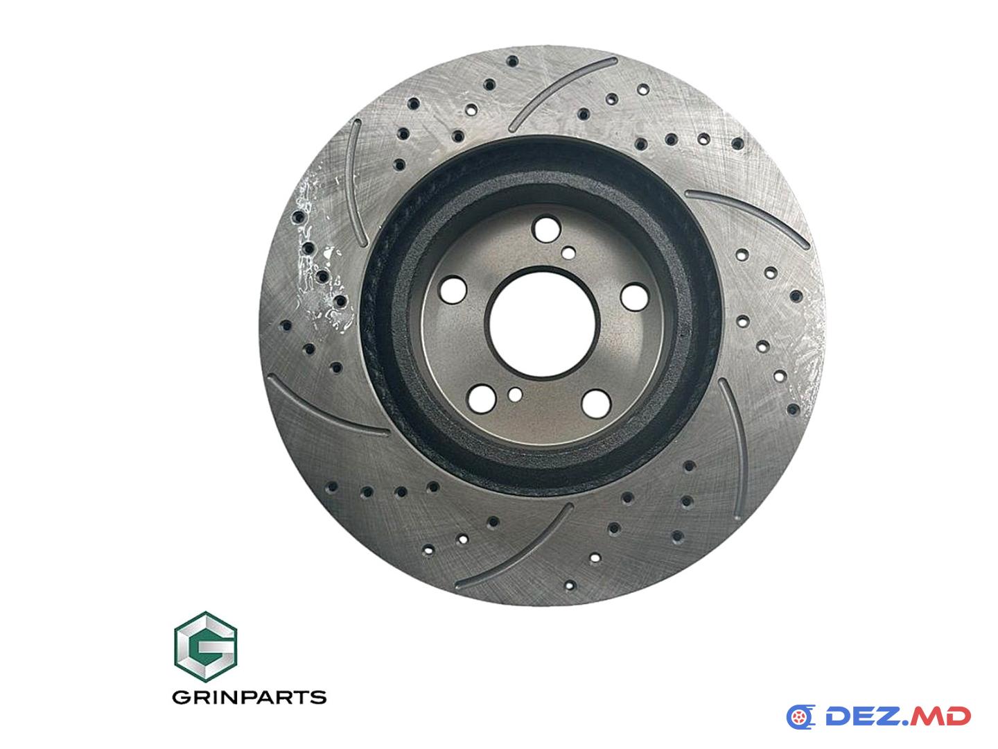 Тормозной диск передний Toyota Rav4 III 2.0/2.2 06- Right 296x28 +30% BRAKES PERFORMANCE | GRINPARTS, новый