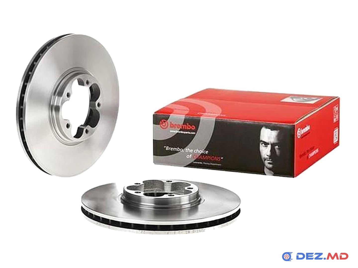 Тормозной диск передний Ford Transit 2.4D 00-06 276x24.3 | BREMBO, новый