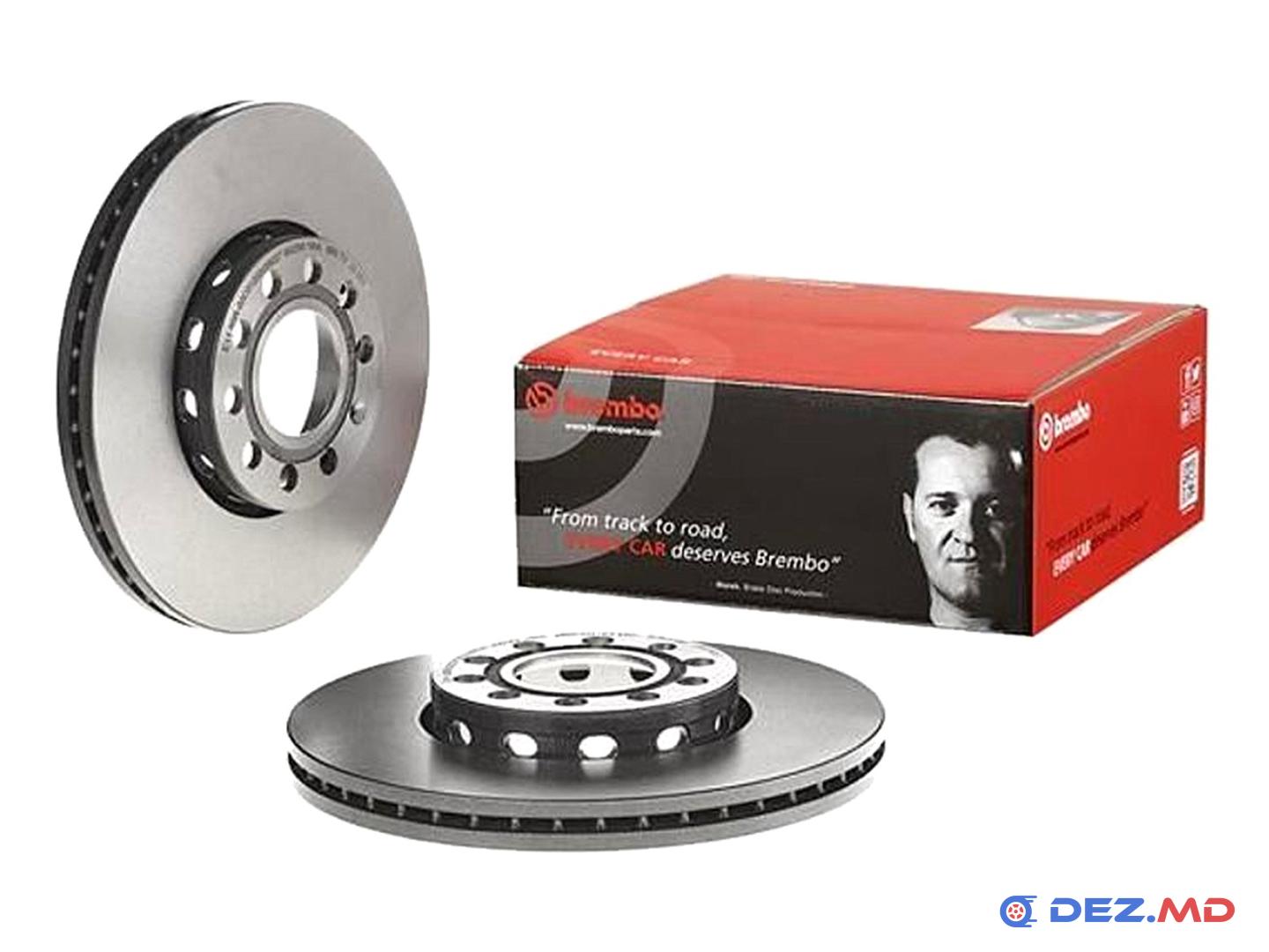 Тормозной диск передний Audi A4 94-09 ; Scoda Superb 01-08 Ventil. 288x25 | BREMBO, новый