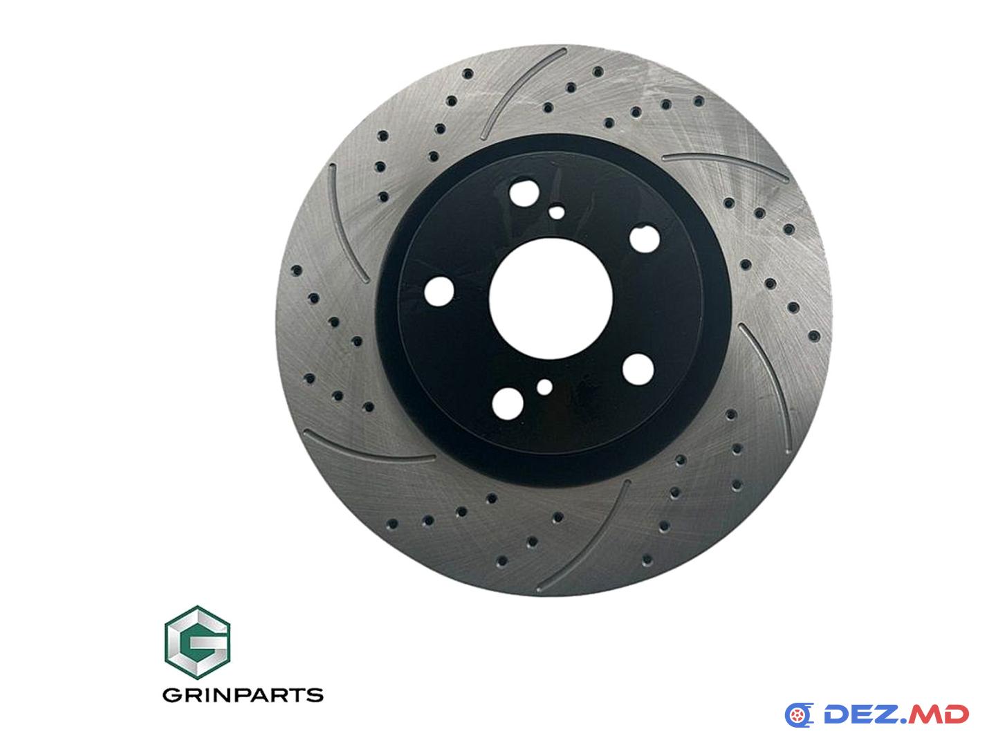 Тормозной диск передний Toyota Rav4 III 2.0/2.2 06- Left 296x28 +30% BRAKES PERFORMANCE | GRINPARTS, новый